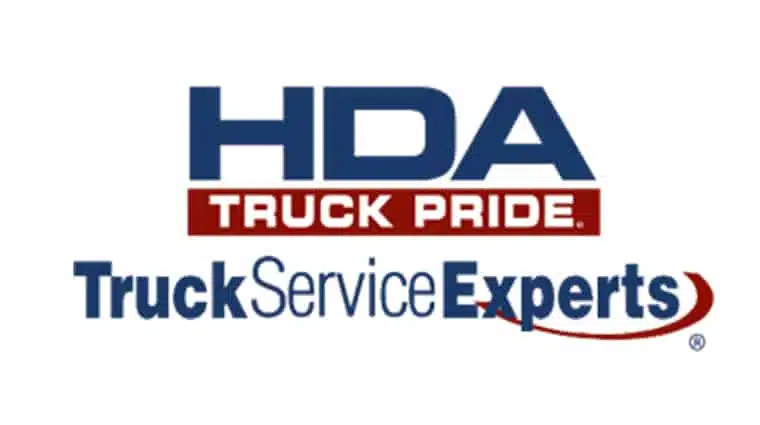 HDA truck pride truck service expert logo